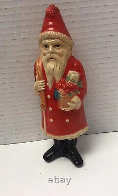 Vintage 1930s Celluloid Santa Claus Christmas Figure Made In USA