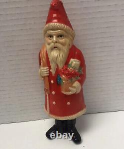 Vintage 1930s Celluloid Santa Claus Christmas Figure Made In USA