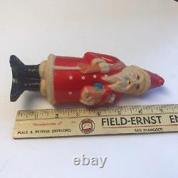 Vintage 1930s Celluloid Santa Claus Christmas Figure Made In USA