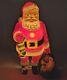 Vintage 1950's Paramount Plastic Santa Claus Illuminated Raylite W Box-full Body