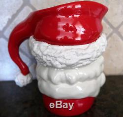 Vintage 1950's Santa Claus Toby/Figural pitcher Japan excellent condition