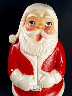 Vintage 1950s 1960s BECO No. 983 Santa Claus Lighted Christmas Blow Mold NICE