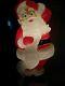 Vintage 1950s 1960s Beco Santa Claus Lighted Christmas Blow Mold 45 Tall