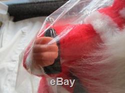 Vintage 1950s' Coca-Cola Rushton Coca-Cola Santa Claus 18 Doll STILL SEALED