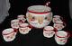 Vintage 1960's Holt Howard Mcm 8 Winking Santa Claus Cups & Punch Bowl Withladle