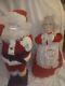 Vintage 1986 Motion-ettes Santa And Mrs Claus Christmas Lights & Animated 24