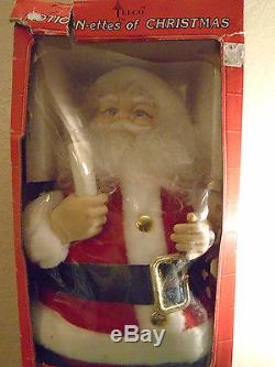 Vintage 1988 Telco Motionette Animated Electric 24Santa Claus- NEW