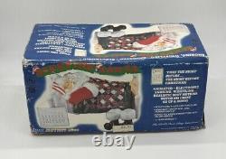 Vintage 1992 Telco Motionette Animated Christmas Sleeping Snoring Santa Claus