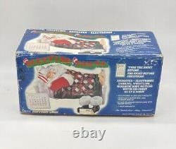 Vintage 1992 Telco Motionette Animated Christmas Sleeping Snoring Santa Claus