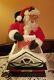 Vintage 1993 Holiday Creations Noel Musical Light Santa Claus Down Chimney Rare
