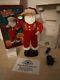 Vintage 1998 Boxed Jingle Bell Rock Santa Claus Musical Dancing Collectibles