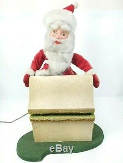 Vintage 27 Mechanical Santa Claus Store Display Window Animated Harold Gale