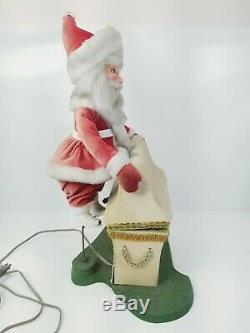 Vintage 27 Mechanical Santa Claus Store Display Window Animated Harold Gale