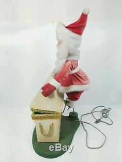 Vintage 27 Mechanical Santa Claus Store Display Window Animated Harold Gale