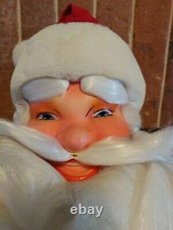 Vintage 38 Harold Gale Red Velvet Santa Claus Christmas Store Display