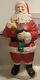 Vintage 40 Inch Tall Plastic Blow Mold Santa Claus By Empire Needs Light & Cord