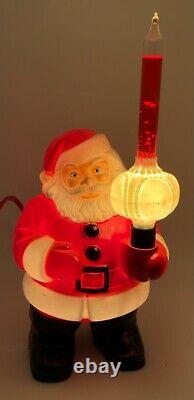 Vintage 50s Royal Santa Claus With Royal Crown Bubble Light