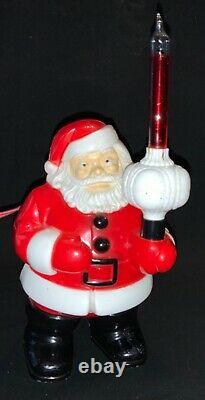 Vintage 50s Royal Santa Claus With Royal Crown Bubble Light