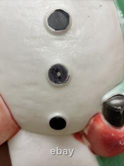 Vintage 90s Empire Snowman Blow Mold Working Plastic 39 See Description