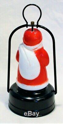 Vintage Amico Battery Light Up Santa Claus Mini Lantern With Box Works 66090