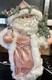 Vintage Animated Musical Lighted Santa Claus Victorian Pink Robe Works See Video