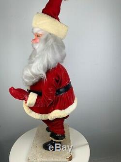 Vintage Animated Santa Claus LARGE 36 Tall Working 1950s Plug In Amazing Rare