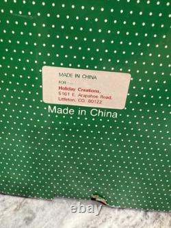 Vintage Animated Santa & Mrs. Claus Figure Set Head And Arm Movement Tested