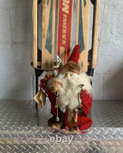 Vintage Apple Whimseys by Lita Gates Handcrafted Santa Claus St Nick Figure 1978