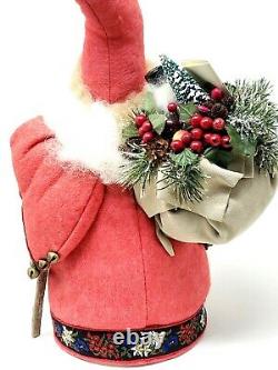 Vintage Apple Whimseys by Lita Gates Handcrafted Santa Claus St Nick Figure 1978