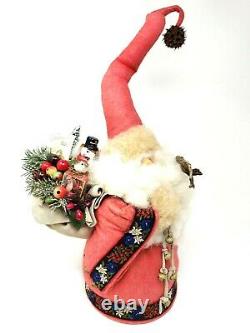 Vintage Apple Whimseys by Lita Gates Handcrafted Santa Claus St Nick Figure 1978