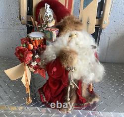 Vintage Apple Whimseys by Lita Gates Handcrafted Santa Claus St Nick Figure 1978