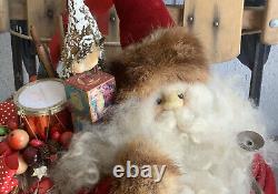 Vintage Apple Whimseys by Lita Gates Handcrafted Santa Claus St Nick Figure 1978