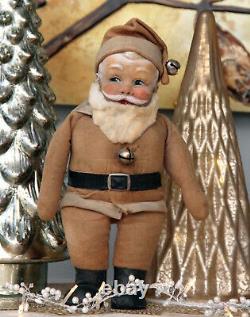 Vintage Baby-faced Santa Claus Cloth Dollsuper Cute