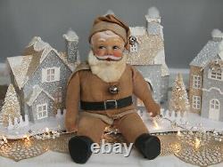 Vintage Baby-faced Santa Claus Cloth Dollsuper Cute