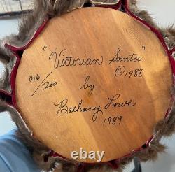 Vintage Bethany Lowe Hand Signed 22 Limited Edition Victorian Santa Claus 1989