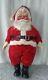 Vintage Big 22 Inch Stuffed Rubber Faced Santa Clause