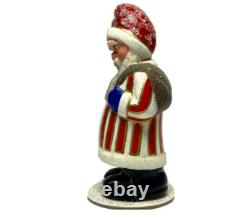 Vintage Candy Container Radko Ino Schaller Paper Mache Santa Claus 1999 59/600