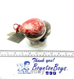 Vintage Candy Container Radko Ino Schaller Paper Mache Santa Claus 1999 59/600