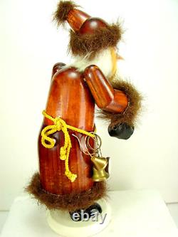 Vintage Christian Ulbricht Smoker WEIHNACHTSMANN IN BROWN Germany c1993 PERFECT