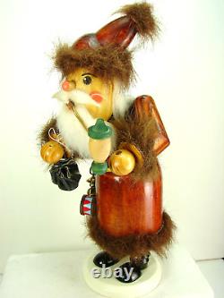 Vintage Christian Ulbricht Smoker WEIHNACHTSMANN IN BROWN Germany c1993 PERFECT