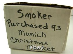 Vintage Christian Ulbricht Smoker WEIHNACHTSMANN IN BROWN Germany c1993 PERFECT