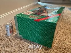Vintage Christmas Animated Moving Santa Claus with Light PostOrig BoxNever Used