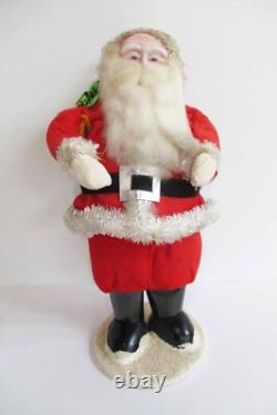 Vintage Christmas Made in Japan Santa Claus Figure 9 Inches Tall 1940s