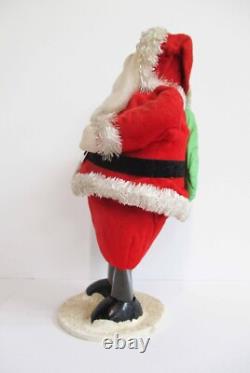 Vintage Christmas Made in Japan Santa Claus Figure 9 Inches Tall 1940s