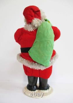 Vintage Christmas Made in Japan Santa Claus Figure 9 Inches Tall 1940s