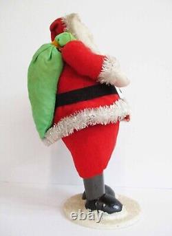 Vintage Christmas Made in Japan Santa Claus Figure 9 Inches Tall 1940s