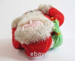 Vintage Christmas Made in Japan Santa Claus Figure 9 Inches Tall 1940s