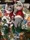 Vintage Christmas Mouse Dolls 30 Santa Claus Mouse Gray Mice's Very Rare Look