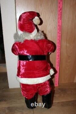 Vintage Christmas RARE 25 Harold Gale Mohair Velvet Santa Claus