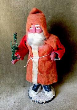 Vintage Christmas Santa Claus Candy Container Germany 1920s